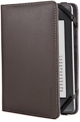 Marware Eco-Vue Genuine Leather Case Cover for Kindle + Kindle Touch, Brown