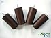 Choice Parts - 4 Inch Dark Walnut Plastic Sofa Legs (Pack of 4 Replacement Feet) Standard 5/16 Size Bolt - Will Fit Couch, Love Seat, Chair or Ottoman Threading - Model #690