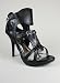 Cut-Out Open Toe Heel