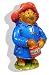 Hidden Treasures Paddington Bear with Marmalade Enamel Box & Tie Pin.