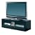 Alphason ABR1100B - Black Cabinet For LCD & Plasma TV - 110cm Wide