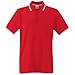 Fruit Of The Loom Mens Tipped Short Sleeve Polo Shirt