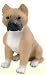 Pit Bull (Tan and White) Figurine, Apprx 7 Inches (K-9 Kreations Dog Sculpture)