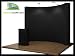 Pop Up Booth Trade Show Display Exhibit - 10ft Black