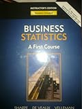 Business statistics : a first course