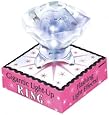 Amscan Party Favor Gigantic Light-Up Bachelorette Ring, 1-1/2 x 1-3/16", White