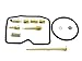 Freedom County ATV FC03109 Carburetor Rebuild Kit for Kawasaki KVF300 Prairie