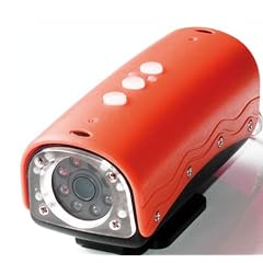 Rollei Action Cam 100 Camcorder (5 Megapixel, 4 helle wei�e LEDs, 20m Wasserdicht, HD-Video-Aufl�sung) rot