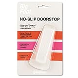 Master Caster Big Foot Doorstop No-Slip Rubber Wedge 2-1/4w X 4-3/4d X 1-1/ ....