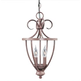 Thomas Lighting Tile Bronze Lantern Mini Pendant by Thomas Lighting
