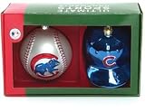 Chicago Cubs Double Ornament Set