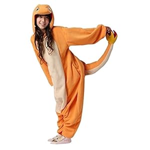 Rnmomo Unisex-adult Kigurumi Onesie Fire Dragon Pajamas (S: 155 - 162cm (5' - 5.3') height)