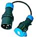 Ip44 Fly Lead 32a Plug To 16a Coupler Socket For Use On Stag