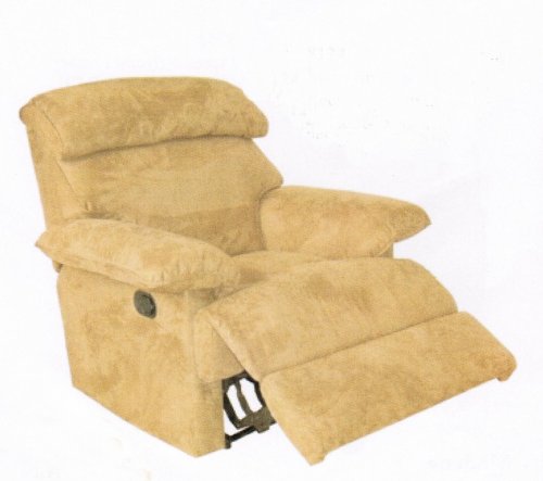 Recliner Chair Light Brown Microfiber Recliner Chair Light Brown Microfiber