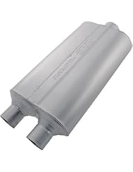 Flowmaster 524553 Super 50 Muffler - 2.25 Dual IN / 3.00 Center OUT - Moderate Sound