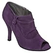 Women's Mossimo&reg; Kaylen Peep-Toe Booties - Purple