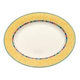 Villeroy and Boch Twist Alea Limone 13-1 4-Inch Oval Platter by Villeroy & Boch