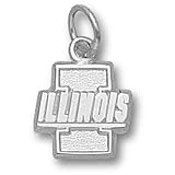 University of Illinois I Illinois 7/16 Pendant (Silver)