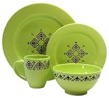 Waechtersbach Fun Factory 16-Piece Dinnerware Place Setting, Service for Four, Ornaments