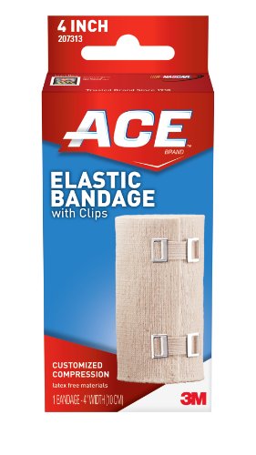 ACE Elastic Bandage with Clips 4 Inches Pack of 2B005YU8SFA 