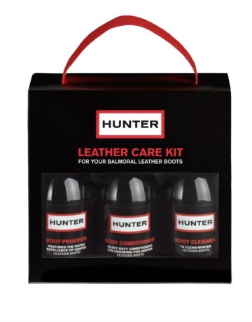 Hunter Leather Care Kit for cleaning and maintaining leather footwear