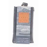 Aquis Adventure Microfiber Towel, Graphite, Small (10 x 14-Inches) by Aquis