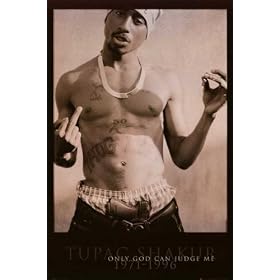 Tupac Shakur ~ 2pac ~ Only God Can Judge Me ~ Poster Print ~ Approx 24 X 36 Inches