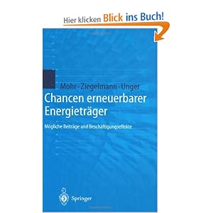 Chancen erneuerbarer Energieträger: Mögliche Beiträge und Beschäftigungseffekte