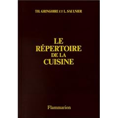 Le r�pertoire de la cuisine