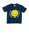 Mr. Men Little Miss - Mr. Happy laughter - Japanese - Navy Toddler Cotton Tee - 2T