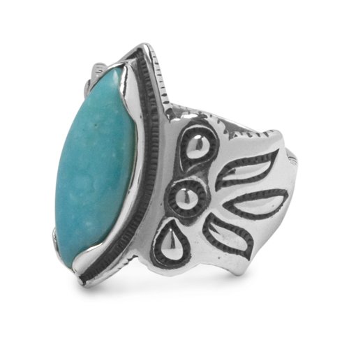 Cody Sanderson Brilliant Blue Kingman Turquoise Ring
