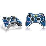 MLB® Atlanta Braves - Solid Distressed Vinyl Skin for 1 Microsoft Xbox 360 Wireless Controller