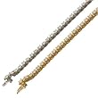 14kt Yellow Gold Modish Diamond Tennis Bracelet