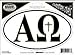 Kitchen & Housewares : Alpha and Omega Oval Decal