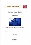 The question of pan-European qualifications
