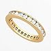 18k Yellow Gold Channel set Diamond Eternity Wedding Band Ring (G-H/SI, 1 ct.)