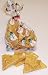 Gourmet Food : Scott's Cakes Peanut Brittle 1 Pound Snowman Bag
