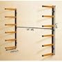 Triton WRC001 41-Inch Tall by 4-6-Feet Wide by 12-13/16-Inch Deep Wall Mounted Woodrack