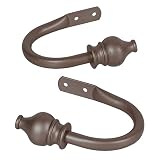 Review Umbra Inc 240271-127 / Serif Drapery Holdbacks - Bronze (Set of 2)