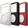 XtremeMac MacTuffWrap for iPod Video 30GB (3 Pack) - Black/Red/White