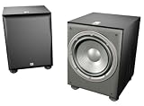 JBL Northridge E250P 12-Inch Powered Subwoofer with 250-Watt Digital Amplifier, Single (Black Ash)