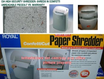 Royal CIA 12X Cross Cut Shredder