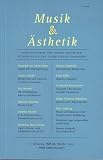 Produkt-Bild: Musik &&Auml;sthetik Heft 28 (Musik &&Auml;sthetik)