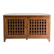 Narita Corner TV/ Media Stand - Walnut