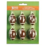 6ct - Football Cake Candles