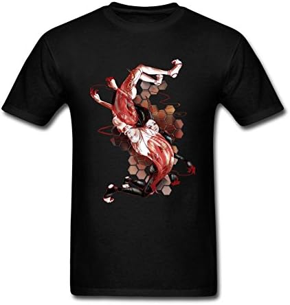 JustLikeSun Men's Deadman Wonderland Shiro Chan Art T Shirt