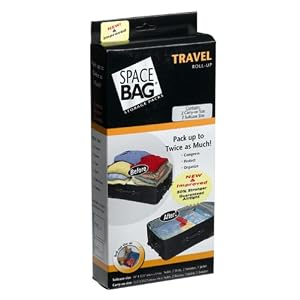 ITW Space Compressible Bag BRS-9212ZG Vacuum-Seal Travel Roll Bags, Set of 4