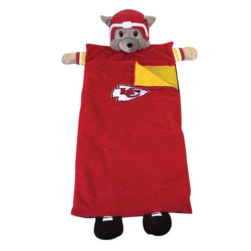 6' Children's NFL Kansas City Chiefs Cozy Sleeping Bag