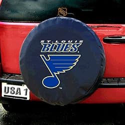 St. Louis Blues NHL Spare Tire Cover by Fremont Die (Black)