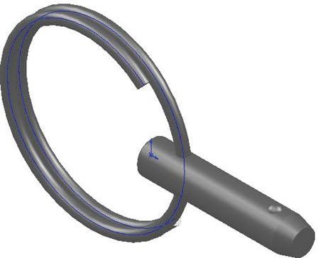 3/16 Dia, 3.00 Grip Lg, Quick Release Pins, Steel (1 Each)